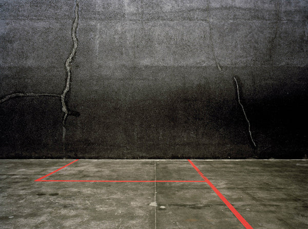 Elliott Wilcox Artwork | Colourful minimal graphic compositions of tennis courts, squash courts, and rock climbing walls.