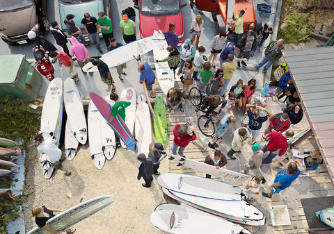 Long Beach Surf Shop - 38x54 in.