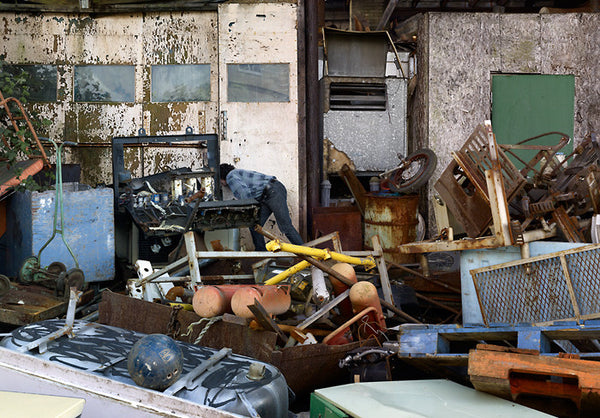 Anthony Redpath Artwork | Highly detailed, monochromatic composite photographs of coastal and industrial architecture.