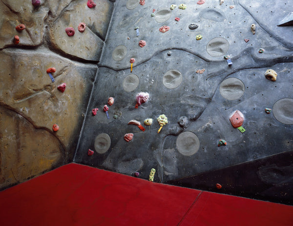 Elliott Wilcox Artwork | Colourful minimal graphic compositions of tennis courts, squash courts, and rock climbing walls.