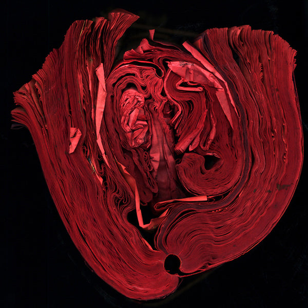 Cara Barer Artwork | Colourful and monochromatic photography orbs circular and organic abstract book art sculpture.