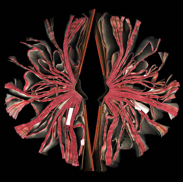 Cara Barer Artwork | Colourful and monochromatic photography orbs circular and organic abstract book art sculpture.