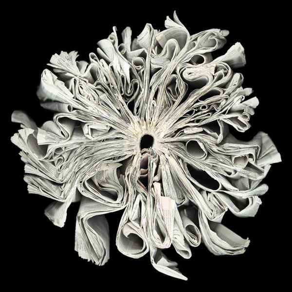 Cara Barer Artwork | Colourful and monochromatic photography orbs circular and organic abstract book art sculpture.