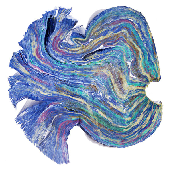 Cara Barer Artwork | Colourful and monochromatic photography orbs circular and organic abstract book art sculpture.