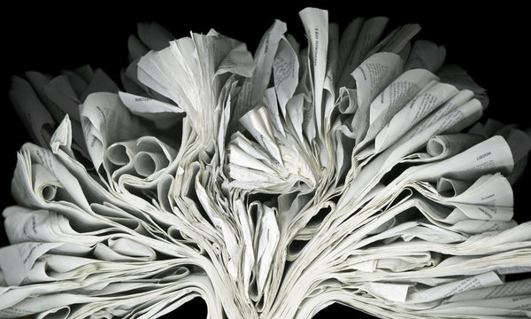 Cara Barer Artwork | Colourful and monochromatic photography orbs circular and organic abstract book art sculpture.