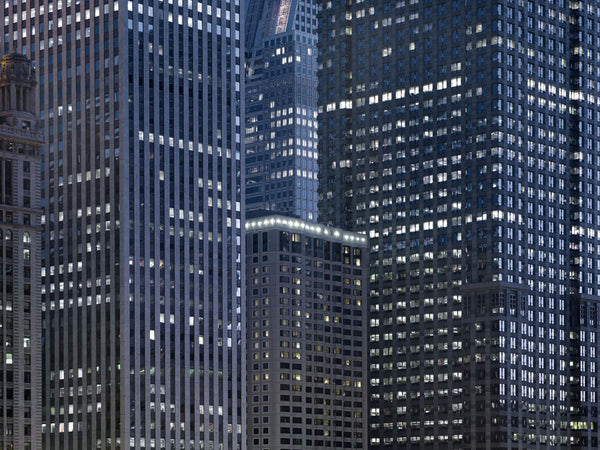 Michael Wolf Artwork | Dramatic muted large-format architectural photographs of Hong Kong Chicago and Paris, portraits from the Tokyo subway.