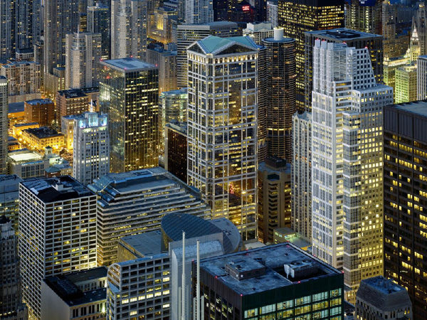 Michael Wolf Artwork | Dramatic muted large-format architectural photographs of Hong Kong Chicago and Paris, portraits from the Tokyo subway.