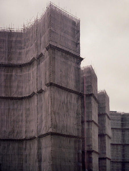 Michael Wolf Artwork | Dramatic muted large-format architectural photographs of Hong Kong Chicago and Paris, portraits from the Tokyo subway.