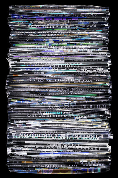 Cara Barer Artwork | Colourful and monochromatic photography orbs circular and organic abstract book art sculpture.