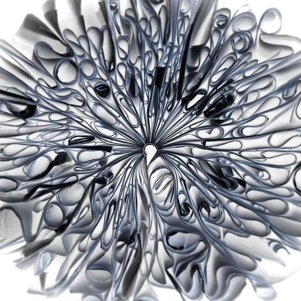 Cara Barer Artwork | Colourful and monochromatic photography orbs circular and organic abstract book art sculpture.