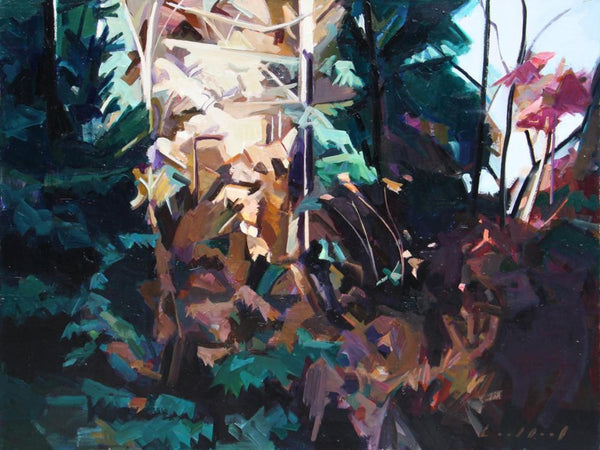 Kenneth Lochhead Artwork | Key figure in Canadian Modern art, known for his geometric, gestural, and colorful abstract paintings.