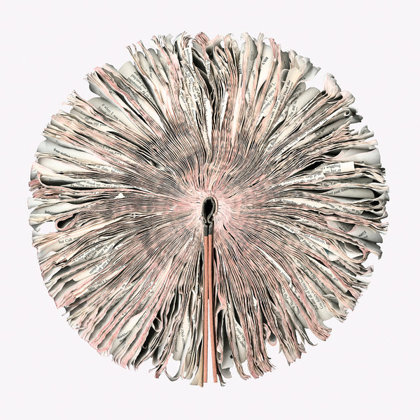 Cara Barer Artwork | Colourful and monochromatic photography orbs circular and organic abstract book art sculpture.