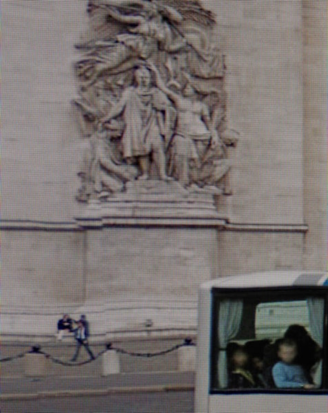 Michael Wolf artwork | Dramatic muted large-format architectural photographs of Hong Kong Chicago and Paris, portraits from the Tokyo subway.