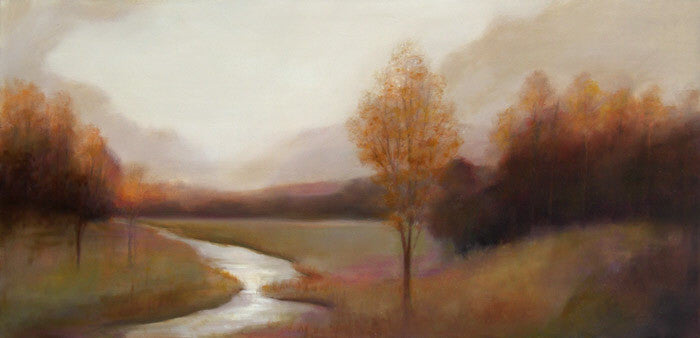 Stuart Slind Artwork | Traditional and realistic landscape paintings in oil on canvas in neutral colours.