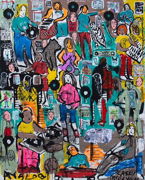 Casey McGlynn artwork 'Analog' available at Bau-Xi Gallery Toronto, Ontario