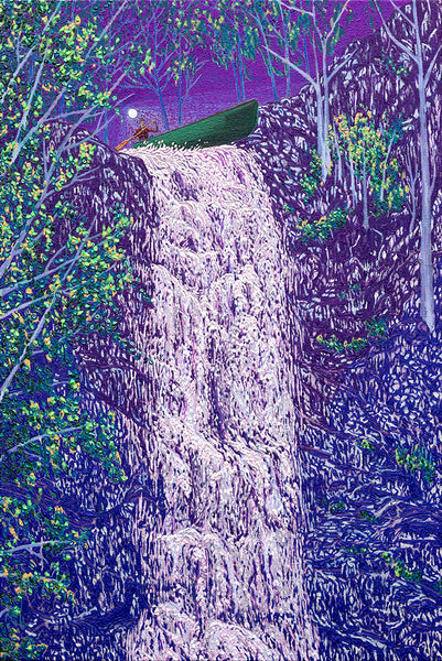 Kyle Scheurmann artwork 'Skipped by the Moon' available at Bau-Xi Gallery Toronto, Ontario