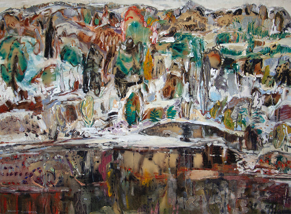 David T. Alexander artwork 'Spaces Between Create the Contrast in Space' available at Bau-Xi Gallery Toronto, Ontario