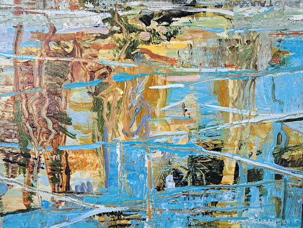 David T. Alexander artwork 'Evidence at Graves Studio Lake' available at Bau-Xi Gallery Toronto, Ontario