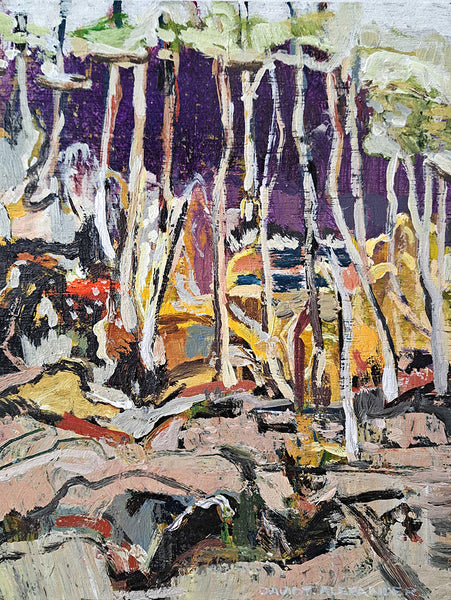 David T. Alexander artwork 'Purple Cast Light' available at Bau-Xi Gallery Toronto, Ontario