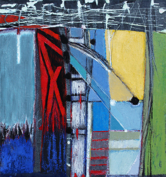 Sylvia Tait - Blackbird Song, Oil on Canvas, Unframed, - Bau-Xi Gallery