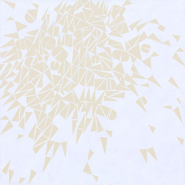 Bratsa Bonifacho Artwork |Colourful and monochromatic abstract geometric text-based paintings.