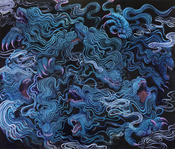 Michelle Nguyen artwork 'Dog Pack' available at Bau-Xi Gallery Vancouver