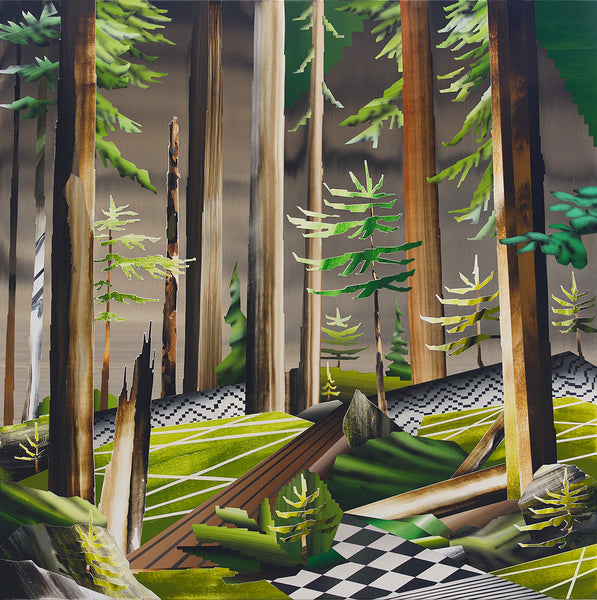 Gavin Lynch artwork 'Exterior Design' available at Bau-Xi Gallery Vancouver