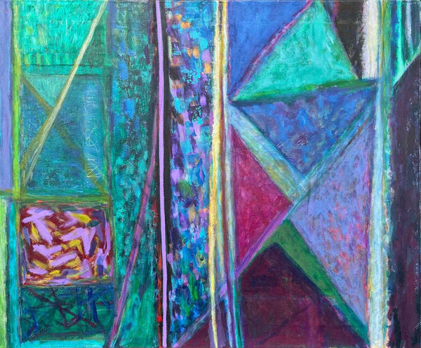 Sylvia Tait artwork 'A Haiku For Squares and a Triangle' available at Bau-Xi Gallery Vancouver