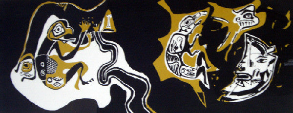 Jack Shadbolt Artwork | Colourful, vibrant, abstract paintings of nature, landscape, and animals.