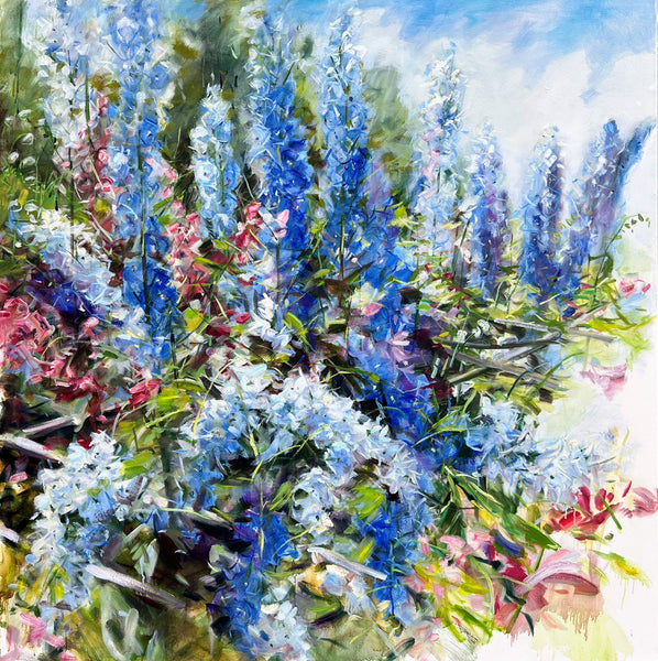 Jamie Evrard artwork 'Star - Scattered Garden' available at Bau-Xi Gallery Vancouver