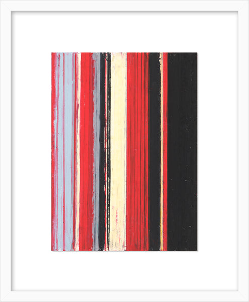 Vicky Christou artwork 'Colour Study, Red, Black & Grey #3' available at Bau-Xi Gallery Vancouver