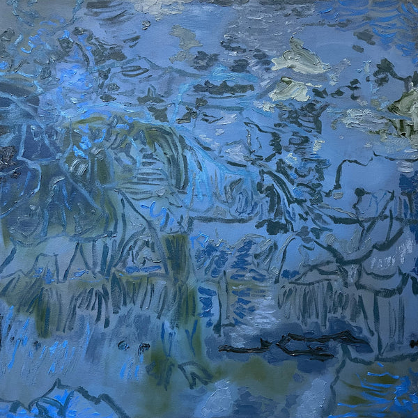 Anne Griffiths artwork 'Blue Smarties' available at Bau-Xi Gallery Vancouver