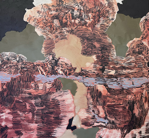 Anne Griffiths artwork 'Latest Projection' available at Bau-Xi Gallery Vancouver