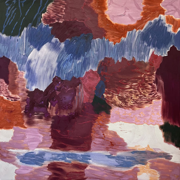 Anne Griffiths artwork 'Rogue Wave' available at Bau-Xi Gallery Vancouver