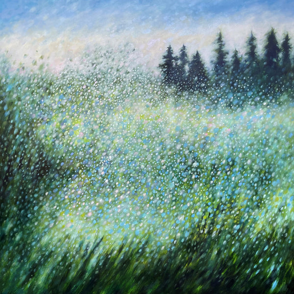 Sheri Bakes artwork 'Meadow' available at Bau-Xi Gallery Vancouver