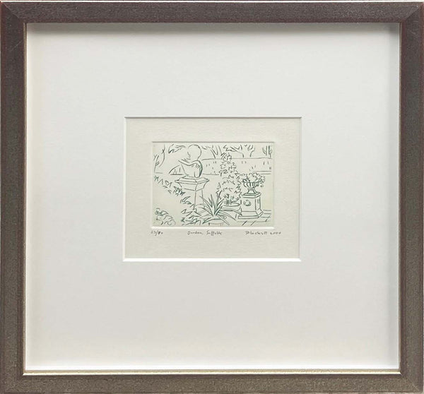 Joseph Plaskett artwork 'Garden, Suffolk' available at Bau-Xi Gallery Vancouver