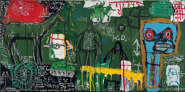 Casey McGlynn artwork 'Epic Karma' available at Bau-Xi Gallery Vancouver