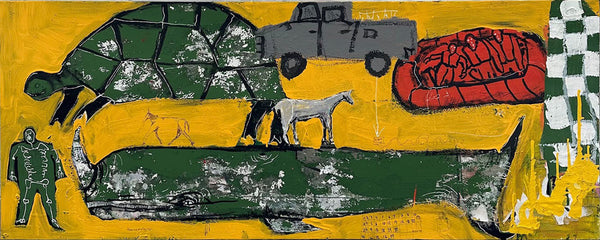 Casey McGlynn artwork 'Lifeboat' available at Bau-Xi Gallery Vancouver