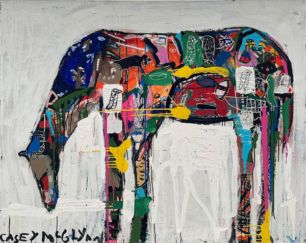 Casey McGlynn artwork 'Goulais River Horse' available at Bau-Xi Gallery Vancouver