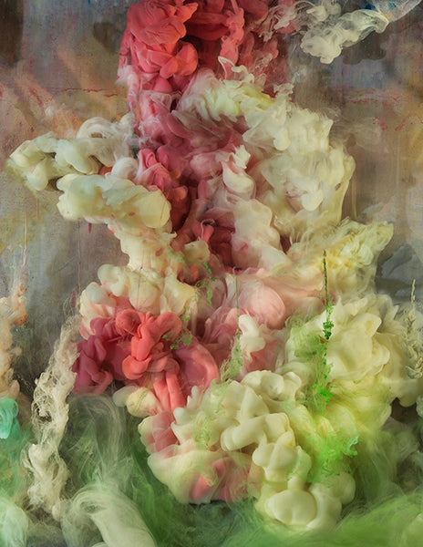 Kim Keever Artwork | Soft, colourful, dramatic, abstract photographs of cloud-like swirls of paint in water.