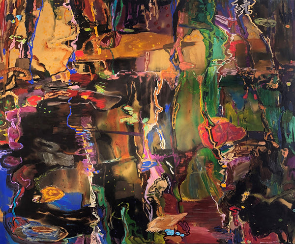 David T. Alexander Artwork | Colourful abstracts of water reflections and landscape paintings.