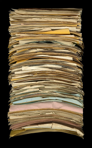 Cara Barer Artwork | Colourful and monochromatic photography orbs circular and organic abstract book art sculpture.