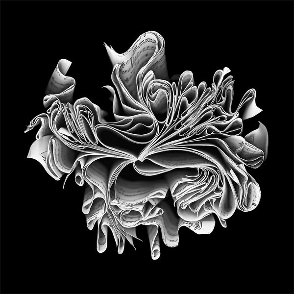 Cara Barer Artwork | Colourful and monochromatic photography orbs circular and organic abstract book art sculpture.