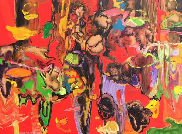 David T. Alexander Artwork | Colourful abstracts of water reflections and landscape paintings.