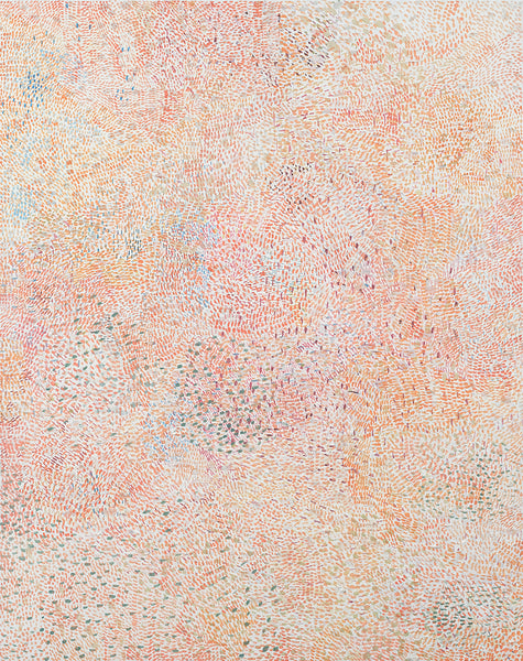 Vicky Christou Artwork | Minimalist, sculptural, textile-inspired, colour field grid paintings.