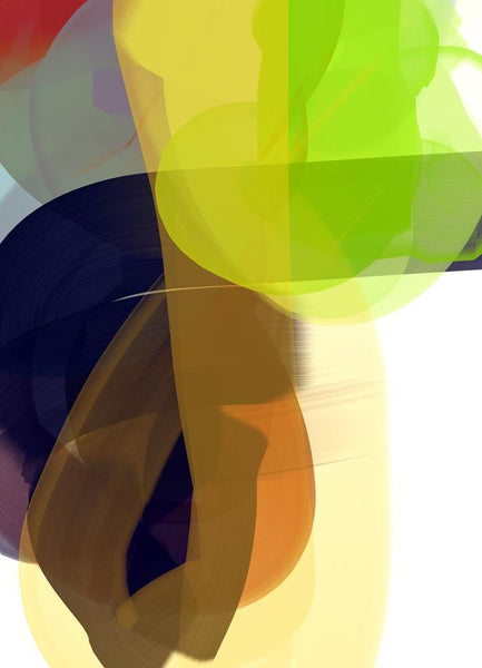 Anda Kubis Artwork | Colourful and bright abstract digital paintings on canvas and paper, referencing traditional oil painting processes.