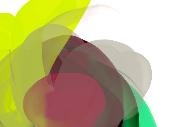 Anda Kubis Artwork | Colourful and bright abstract digital paintings on canvas and paper, referencing traditional oil painting processes.