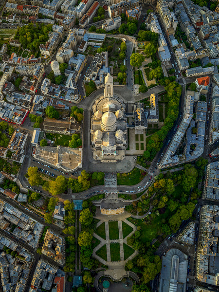Jeffrey Milstein Artwork | Colourful, dramatic, graphic, and geometric aerial photographs of New York, Paris, London, Versailles, and Los Angeles.