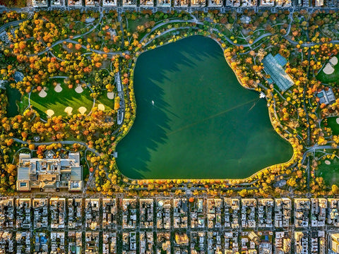 NYC Central Park Fall Reservoir - Available in 5 sizes