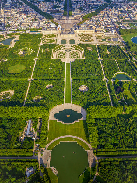 Jeffrey Milstein Artwork | Colourful, dramatic, graphic, and geometric aerial photographs of New York, Paris, London, Versailles, and Los Angeles.